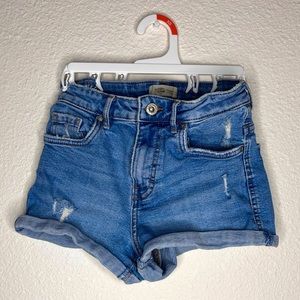 Zara Trafaluc Denim Shorts
